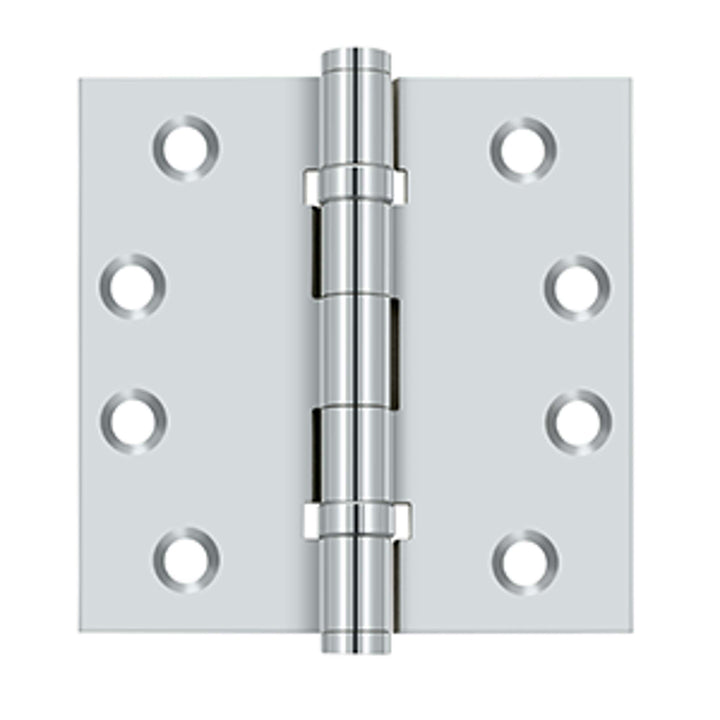 Deltana - 4" x 4" Square Hinges, Ball Bearings, Solid Brass Hinges