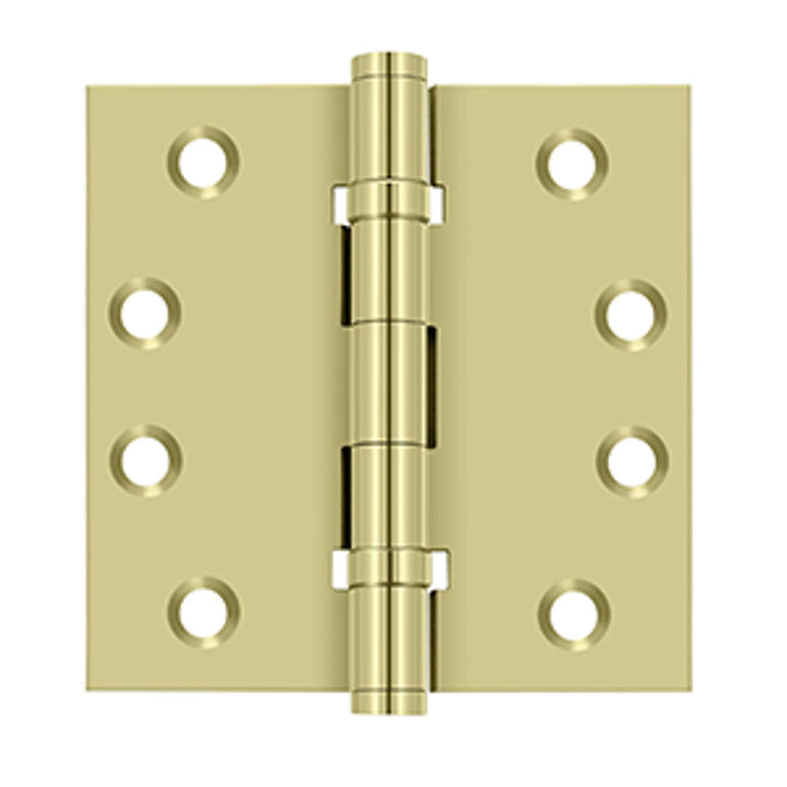 Deltana - 4" x 4" Square Hinges, Ball Bearings, Solid Brass Hinges