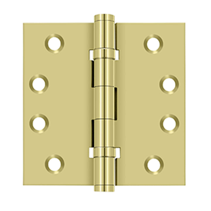 Deltana - 4" x 4" Square Hinges, Ball Bearings, Solid Brass Hinges