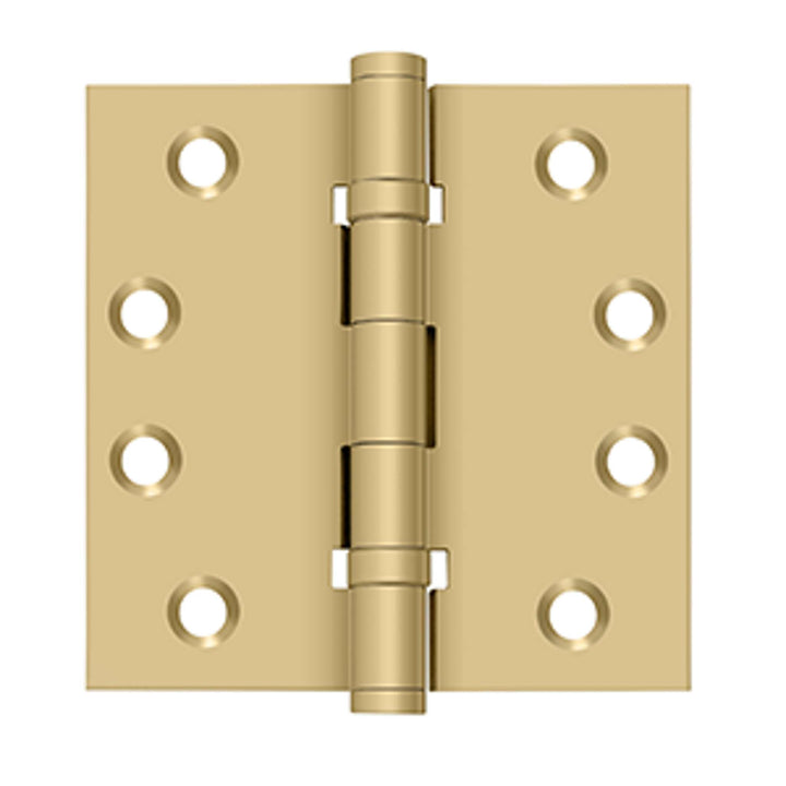 Deltana - 4" x 4" Square Hinges, Ball Bearings, Solid Brass Hinges