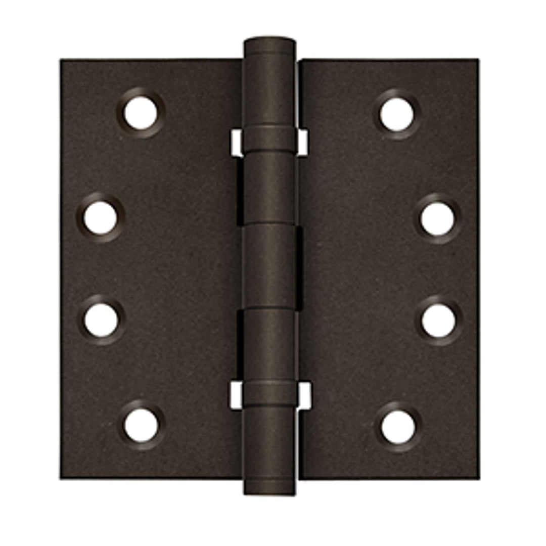 Deltana - 4" x 4" Square Hinges, Ball Bearings, Distressed Hinges