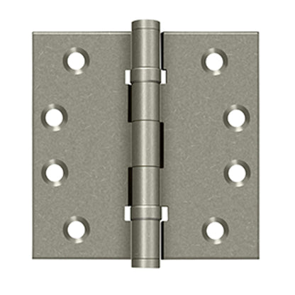 Deltana - 4" x 4" Square Hinges, Ball Bearings, Distressed Hinges