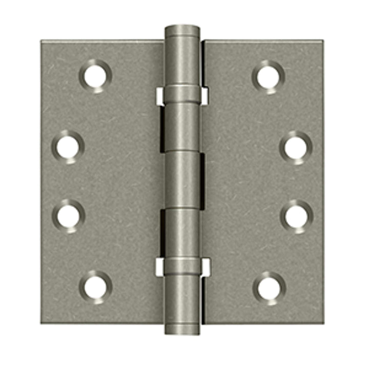 Deltana - 4" x 4" Square Hinges, Ball Bearings, Distressed Hinges