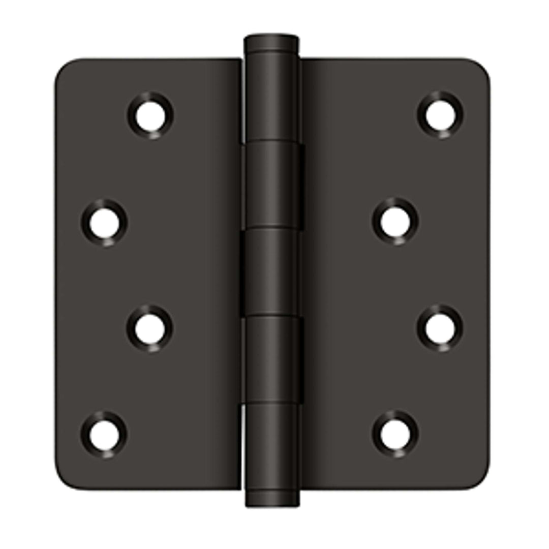 Deltana - 4" x 4" x 1/4" Radius Hinges / Zig-Zag, Solid Brass Hinges