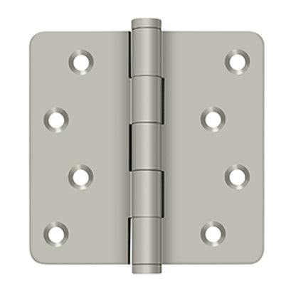 Deltana - 4" x 4" x 1/4" Radius Hinges / Zig-Zag, Solid Brass Hinges