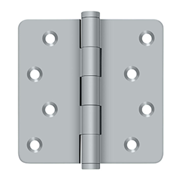 Deltana - 4" x 4" x 1/4" Radius Hinges / Zig-Zag, Solid Brass Hinges