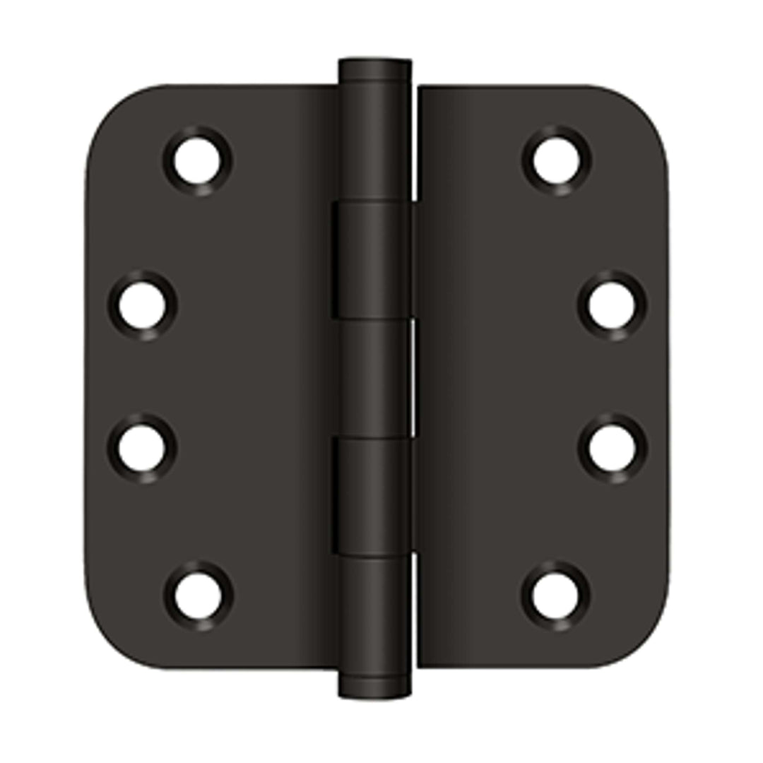 Deltana - 4" x 4" x 5/8" Radius Hinges, Solid Brass Hinges