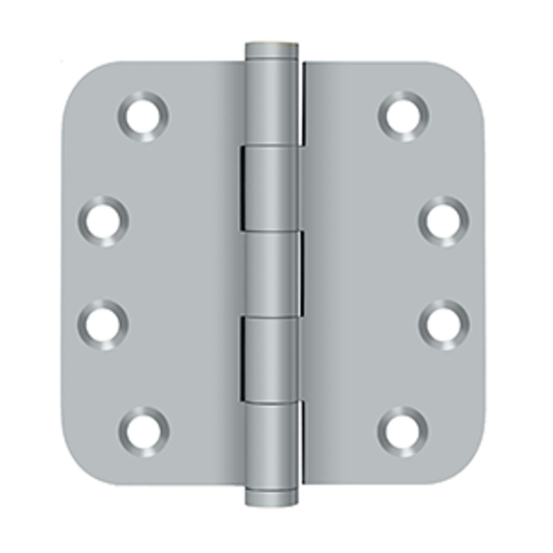 Deltana - 4" x 4" x 5/8" Radius Hinges, Solid Brass Hinges