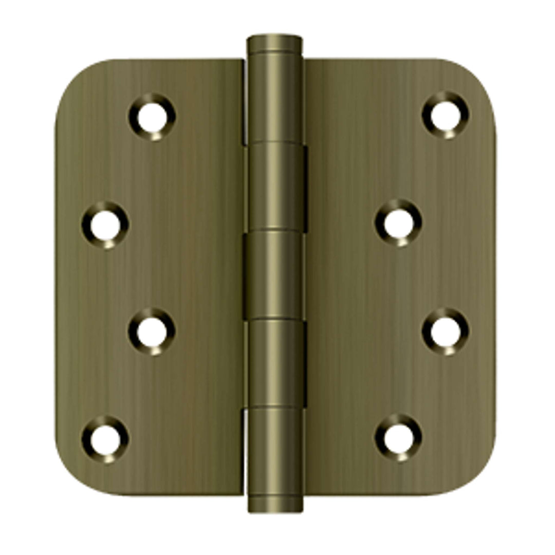 Deltana - 4" x 4" x 5/8" Radius Hinge / Zig-Zag, Solid Brass Hinges