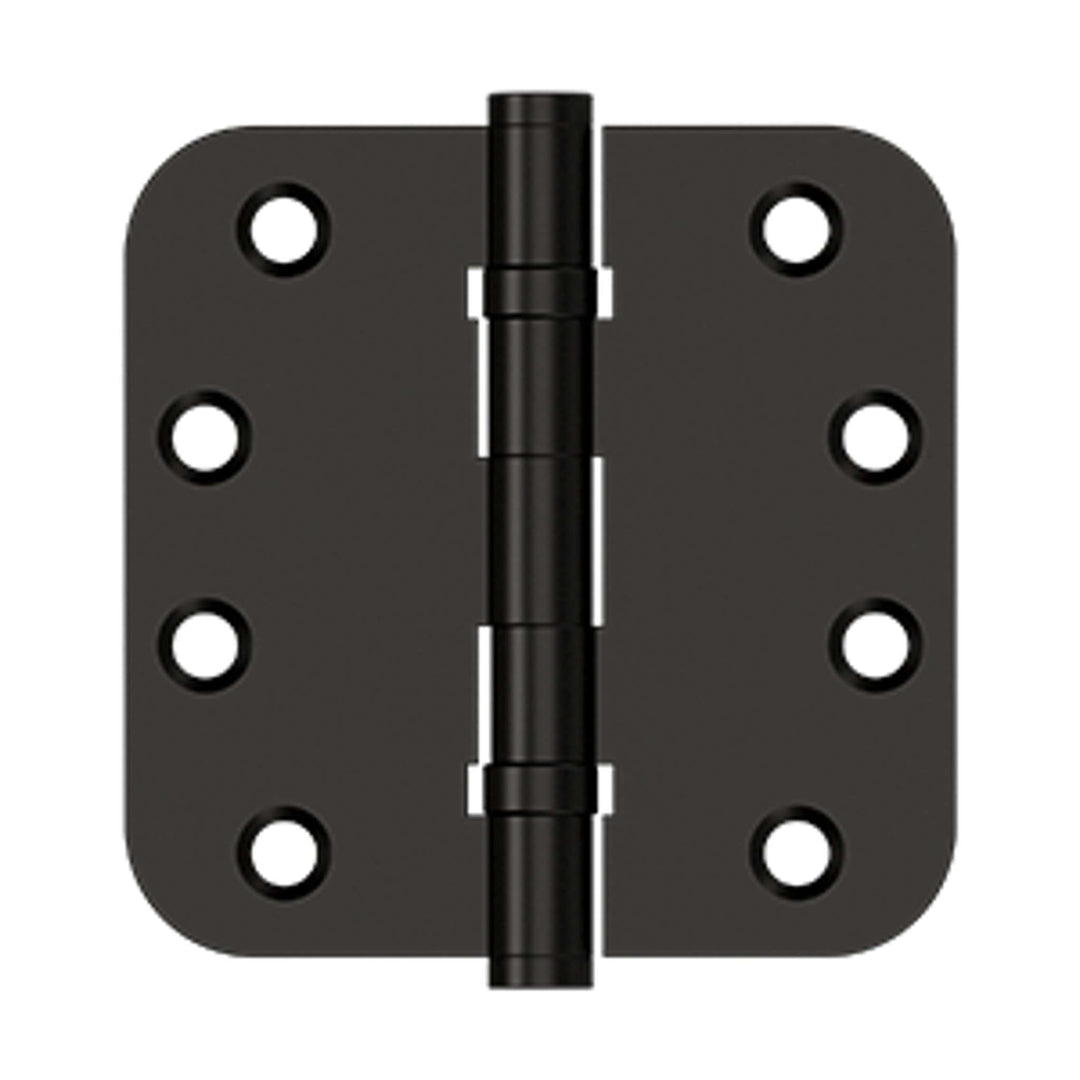 Deltana - 4" x 4" x 5/8" Radius Hinges, Ball Bearing, Solid Brass Hinges