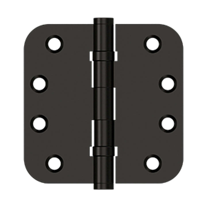 Deltana - 4" x 4" x 5/8" Radius Hinges, Ball Bearing, Solid Brass Hinges