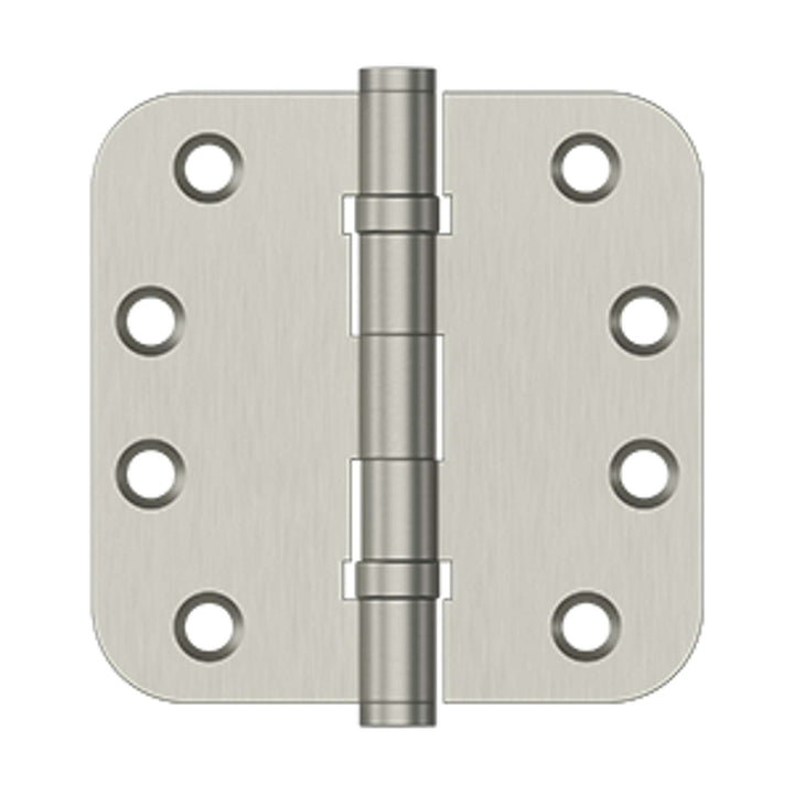 Deltana - 4" x 4" x 5/8" Radius Hinges, Ball Bearing, Solid Brass Hinges