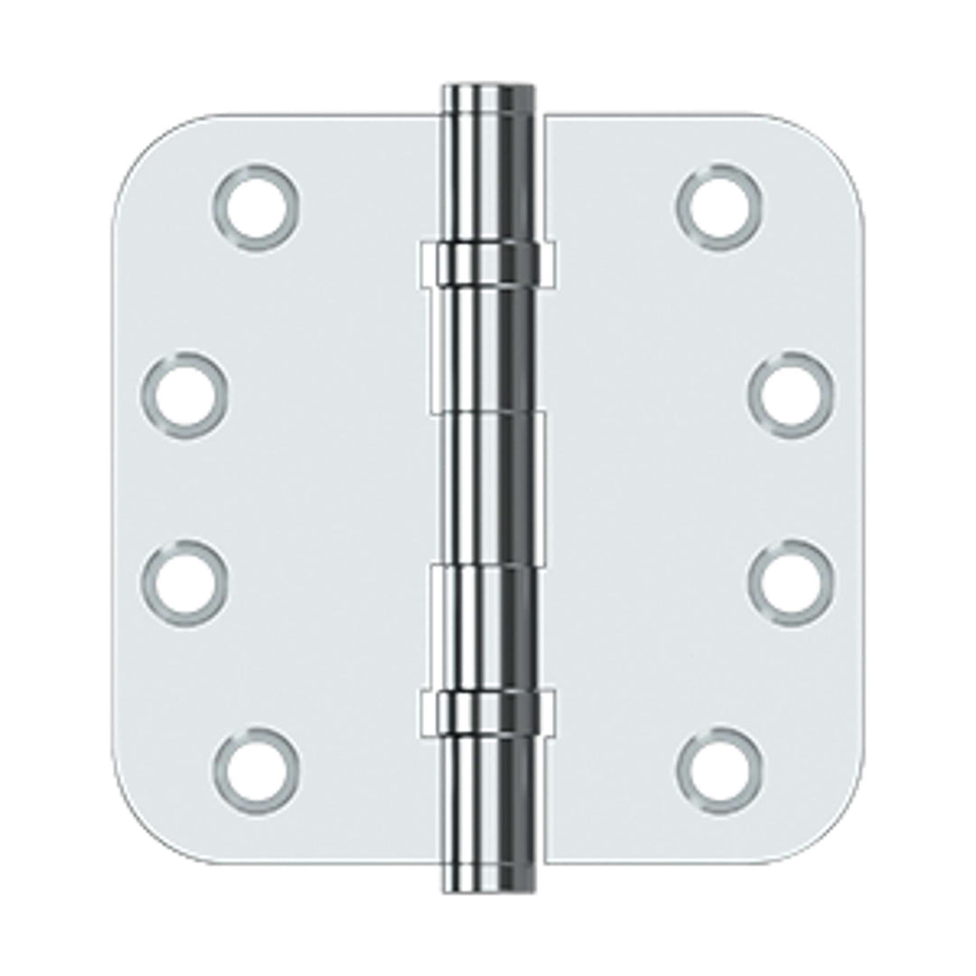 Deltana - 4" x 4" x 5/8" Radius Hinges, Ball Bearing, Solid Brass Hinges