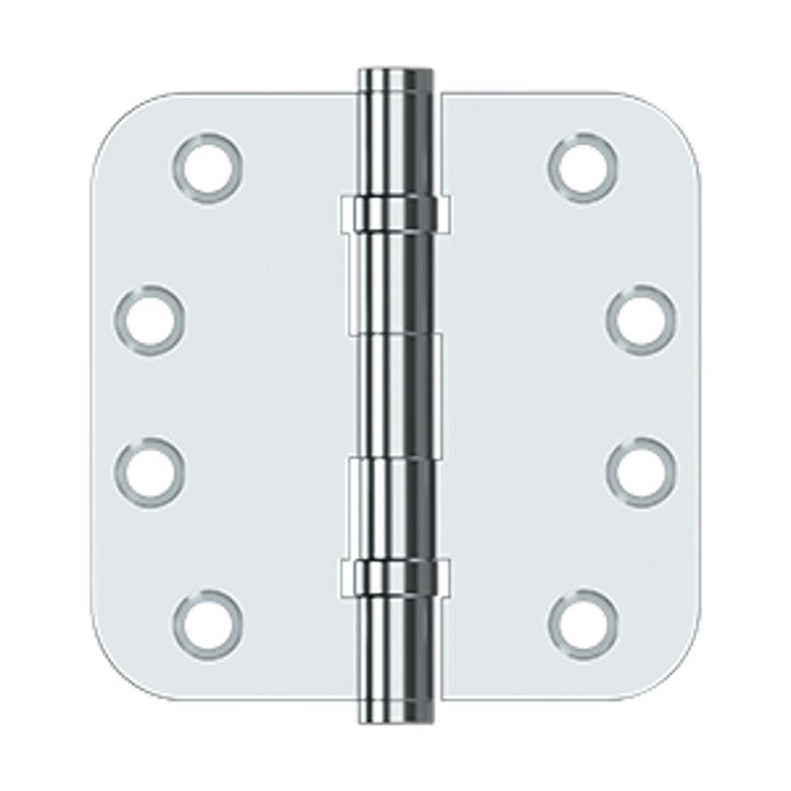 Deltana - 4" x 4" x 5/8" Radius Hinges, Ball Bearing, Solid Brass Hinges