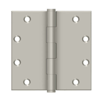 Deltana - 5" x 5" Square Hinges, Solid Brass Hinges