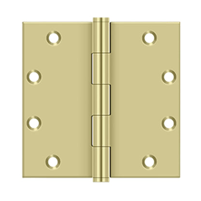 Deltana - 5" x 5" Square Hinges, Solid Brass Hinges