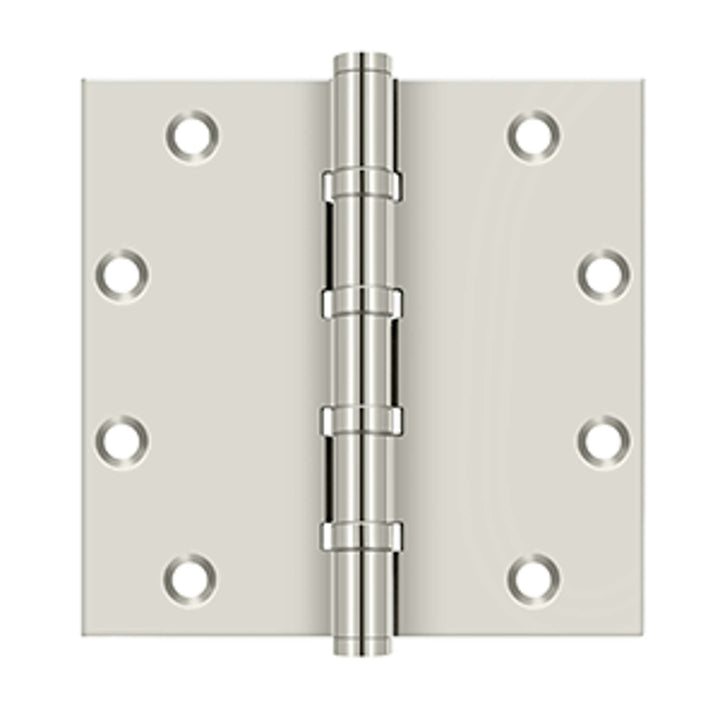 Deltana - 5" x 5" Square Hinges, Ball Bearings, Solid Brass Hinges