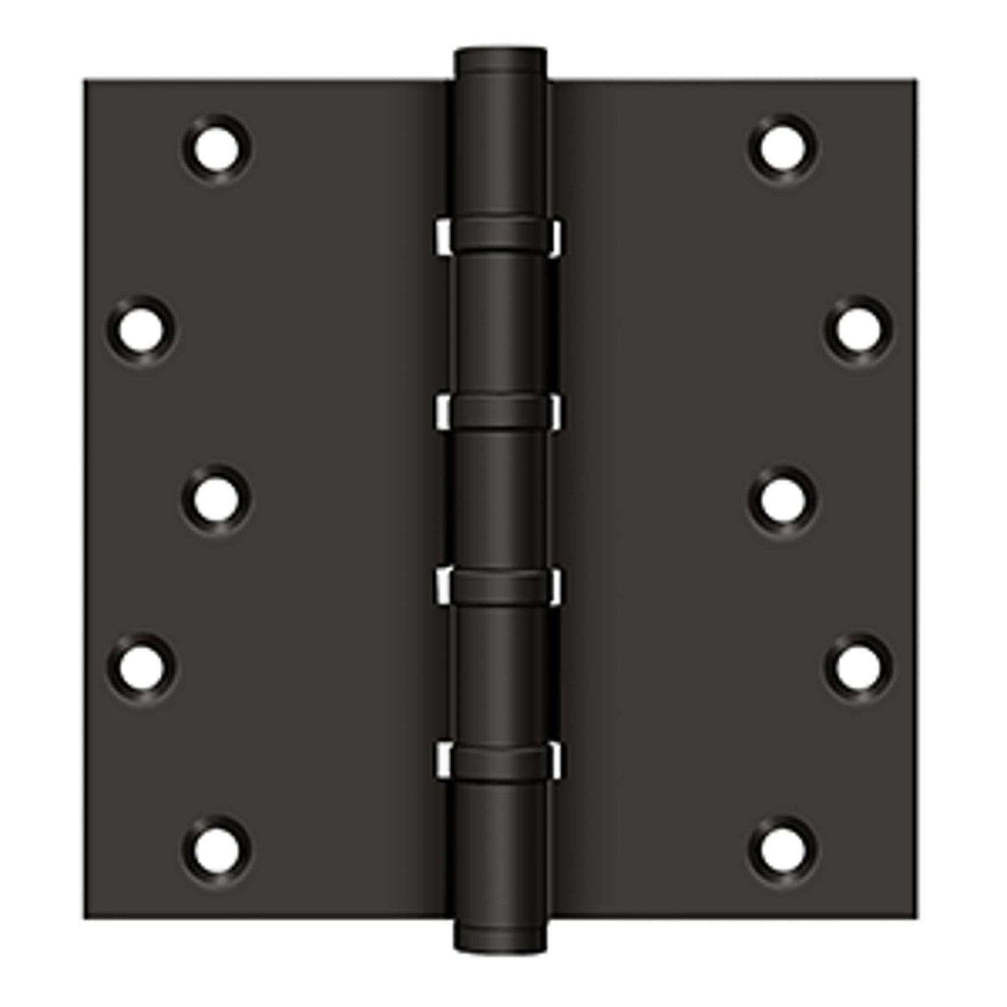 Deltana - 6" x 6" Square Hinges, Ball Bearings, Solid Brass Hinges