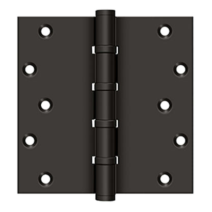 Deltana - 6" x 6" Square Hinges, Ball Bearings, Solid Brass Hinges