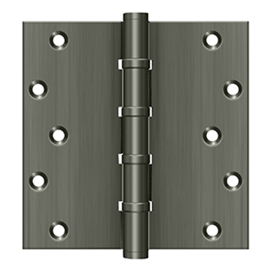 Deltana - 6" x 6" Square Hinges, Ball Bearings, Solid Brass Hinges