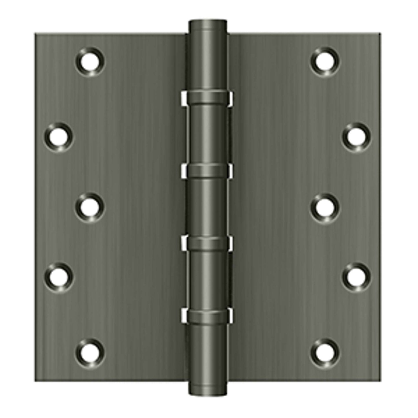 Deltana - 6" x 6" Square Hinges, Ball Bearings, Solid Brass Hinges