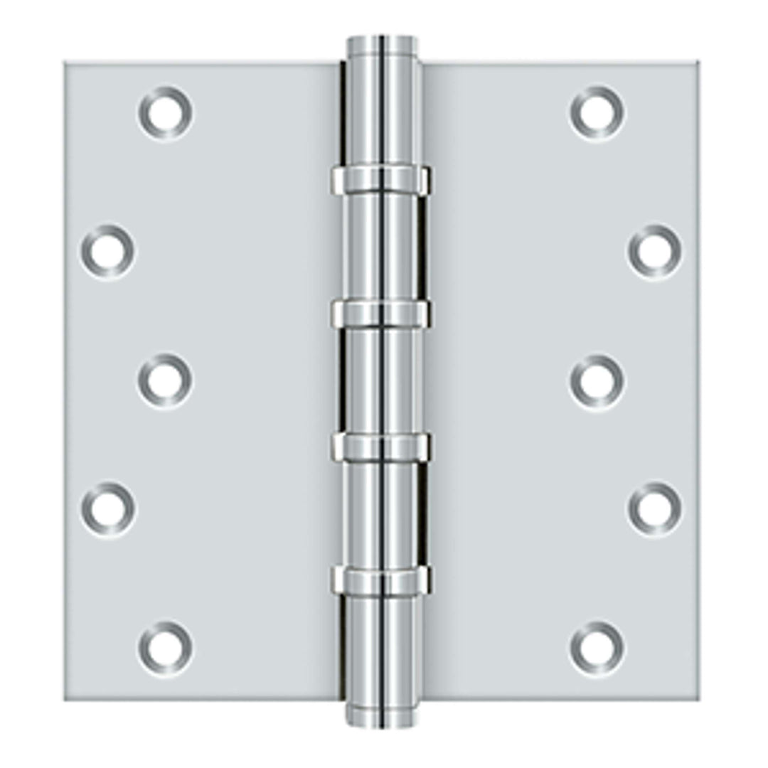 Deltana - 6" x 6" Square Hinges, Ball Bearings, Solid Brass Hinges