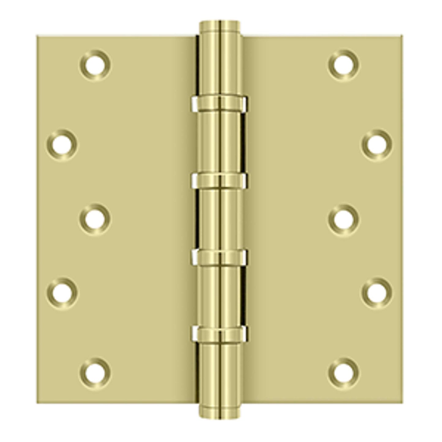 Deltana - 6" x 6" Square Hinges, Ball Bearings, Solid Brass Hinges