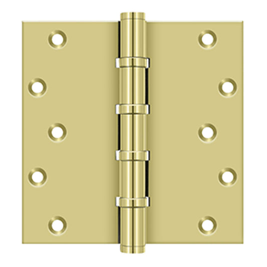 Deltana - 6" x 6" Square Hinges, Ball Bearings, Solid Brass Hinges
