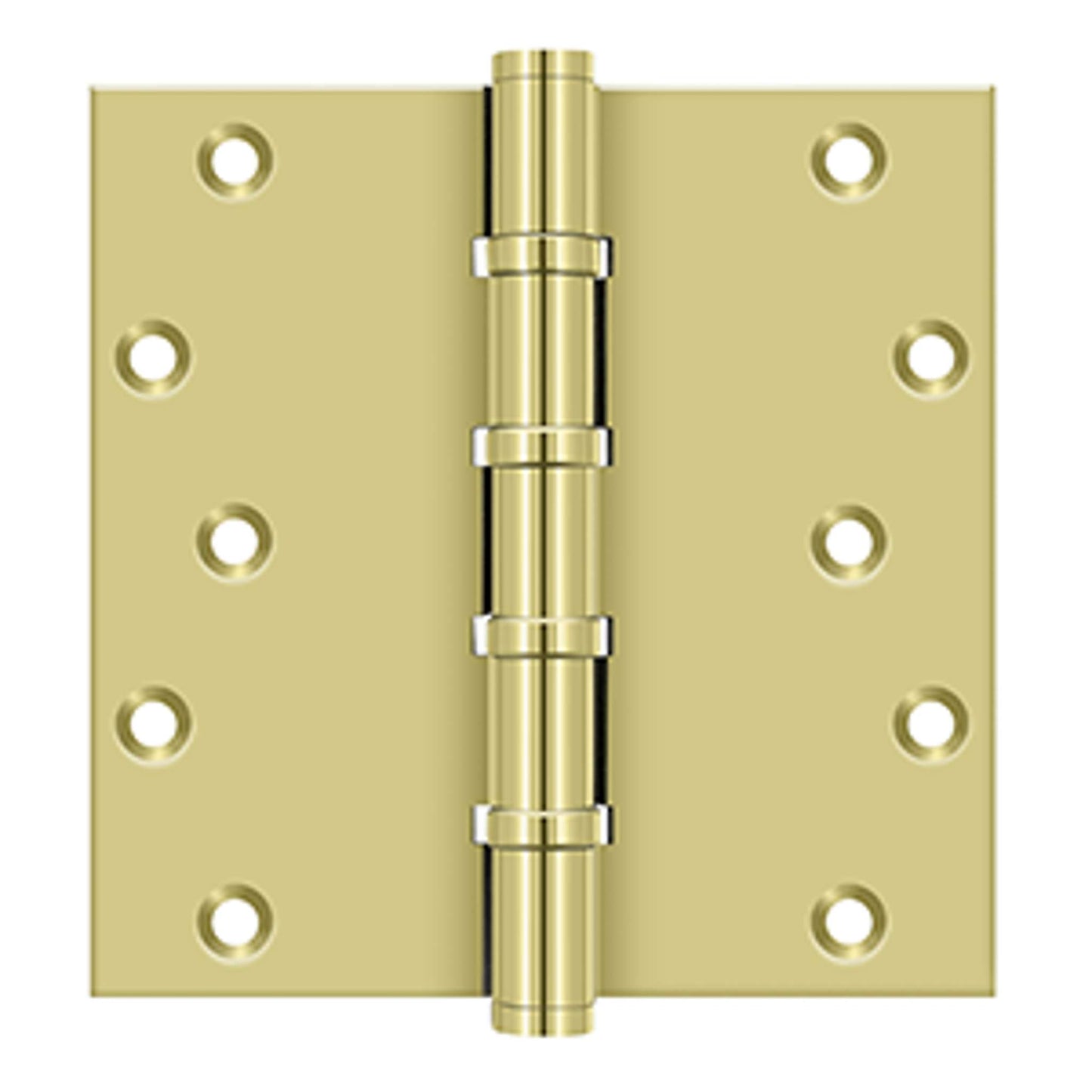 Deltana - 6" x 6" Square Hinges, Ball Bearings, Solid Brass Hinges