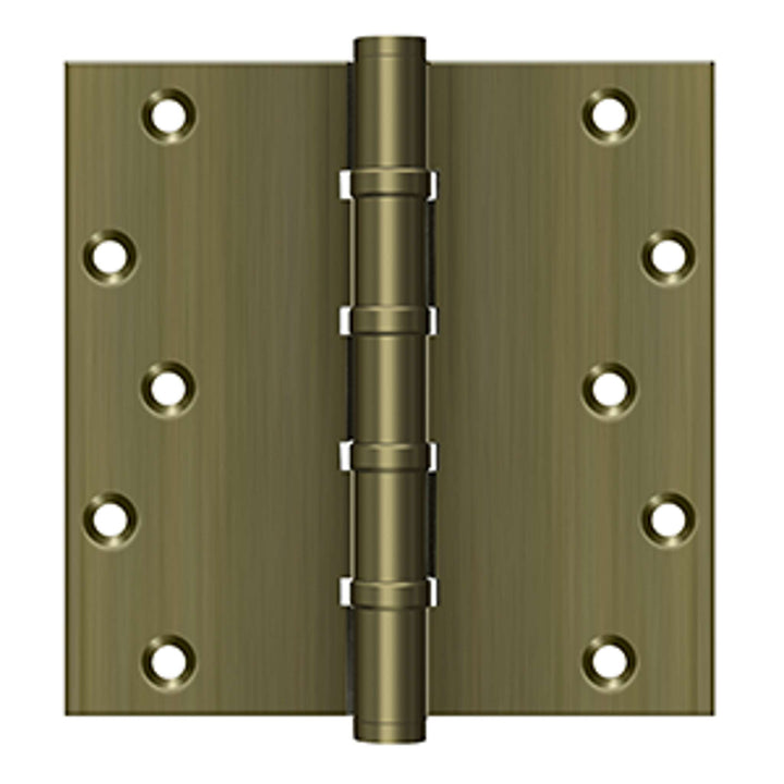 Deltana - 6" x 6" Square Hinges, Ball Bearings, Solid Brass Hinges