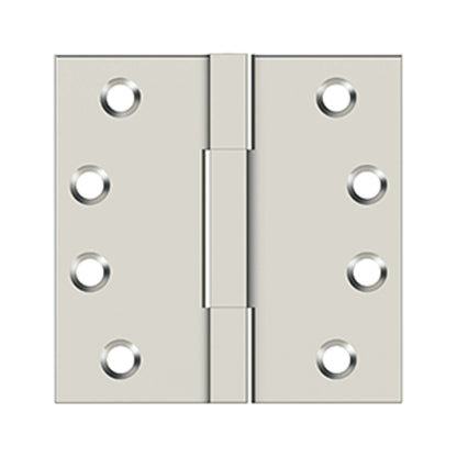 Deltana - 4"x 4" Square Knuckle Hinges, Solid Brass, Square Knuckle Hinges