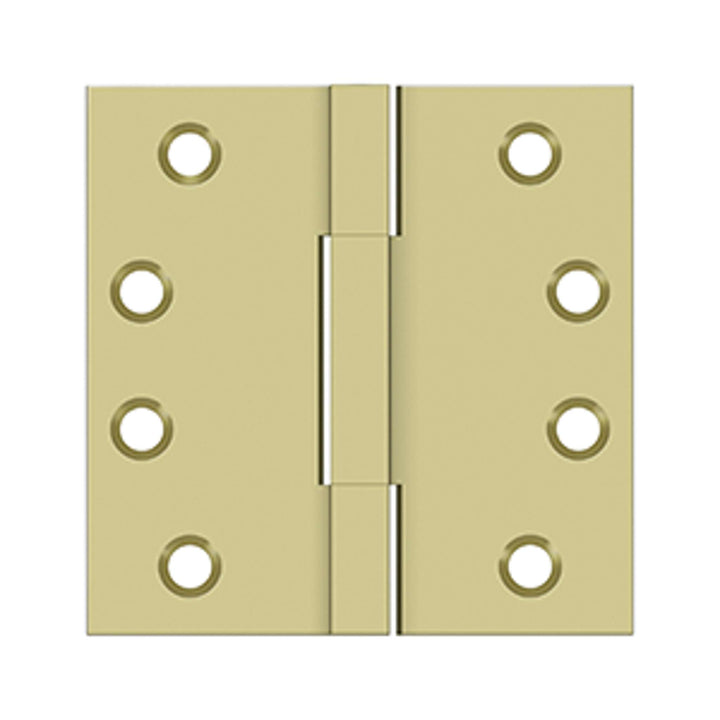 Deltana - 4"x 4" Square Knuckle Hinges, Solid Brass, Square Knuckle Hinges