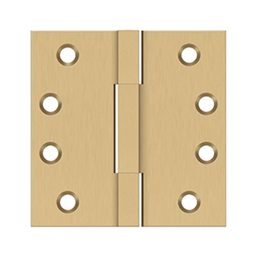 Deltana - 4"x 4" Square Knuckle Hinges, Solid Brass, Square Knuckle Hinges