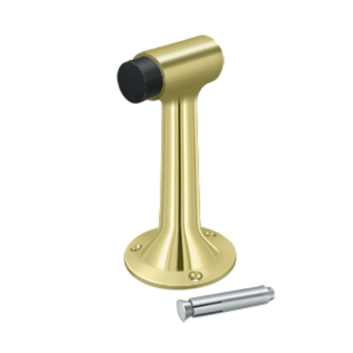 Deltana - Floor Mount, 6" Bumper, HD, Solid Brass