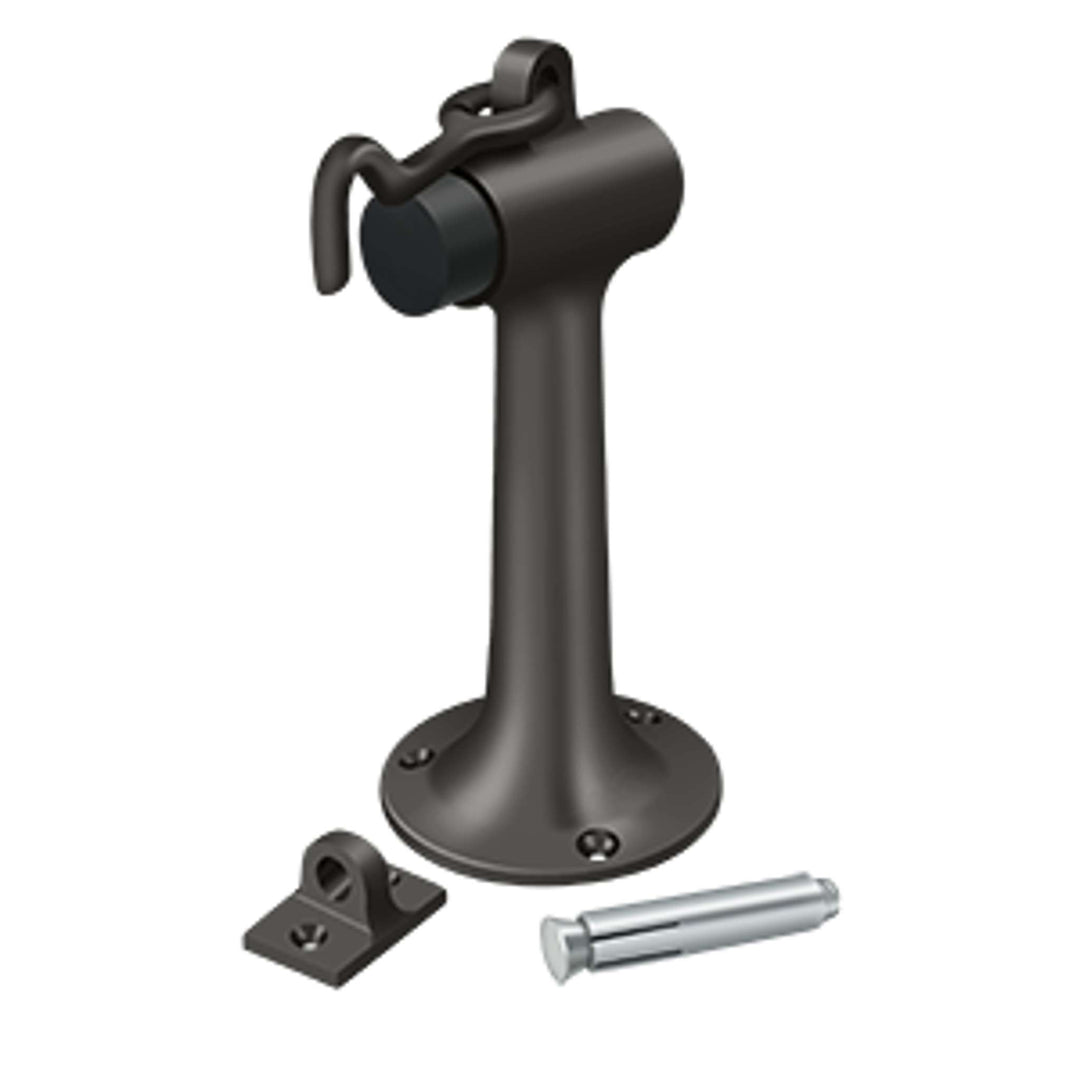 Deltana - Floor Mount, 6" Bumper w/ Hook