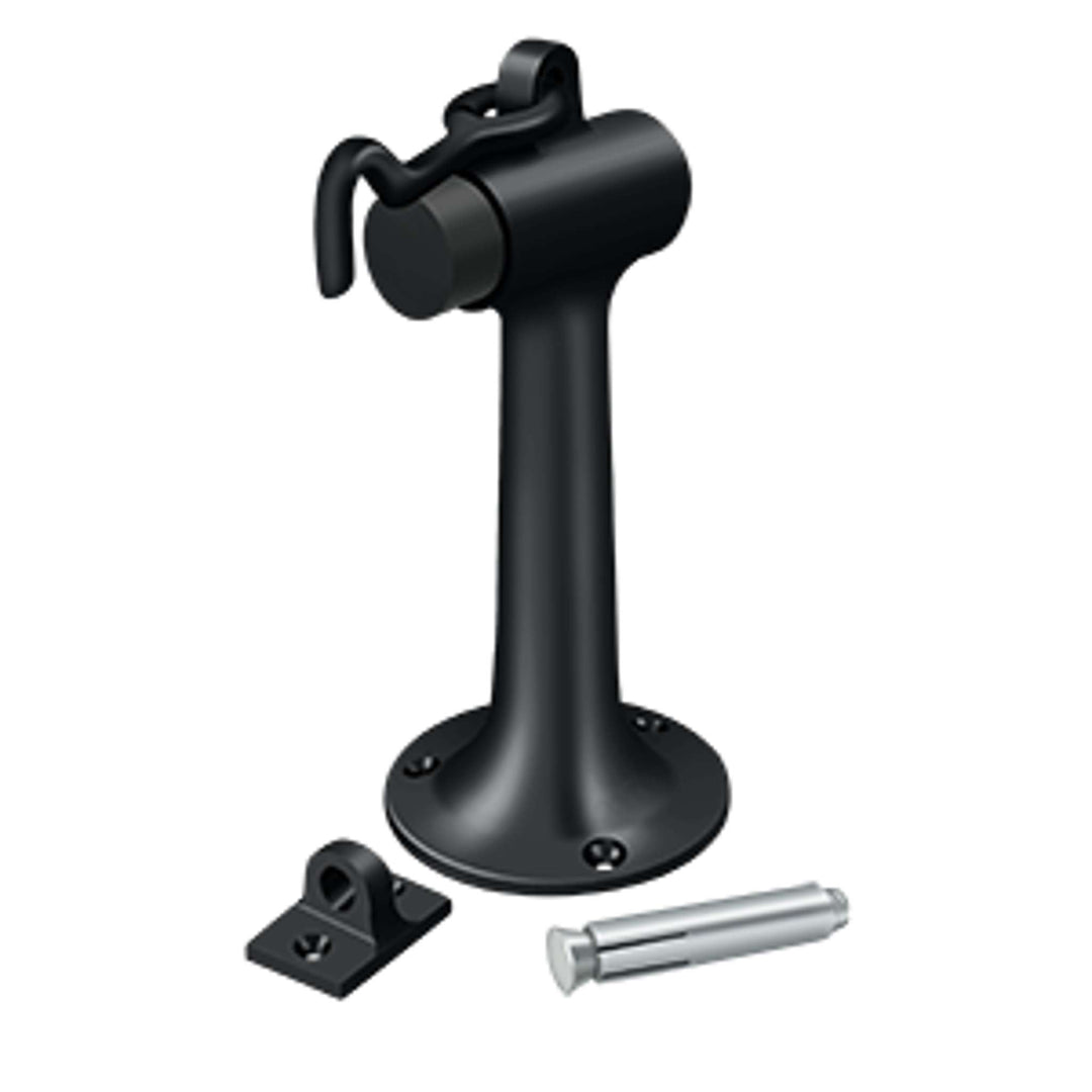 Deltana - Floor Mount, 6" Bumper w/ Hook