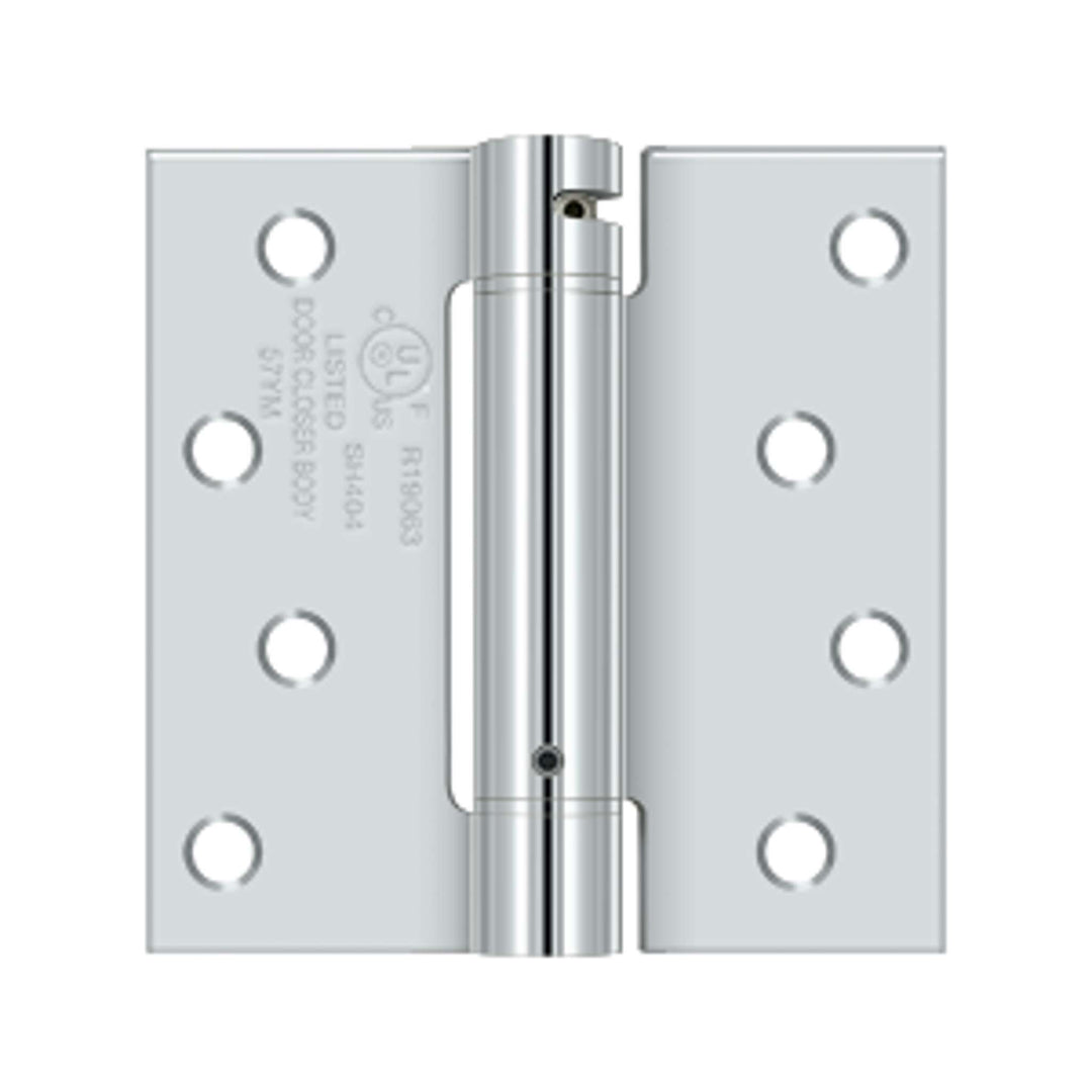 Deltana - 4" x 4" Spring Hinge, UL Listed