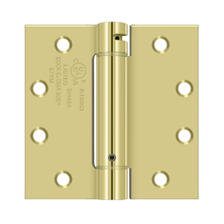 Deltana - 4-1/2" x 4-1/2" Spring Hinge, UL Listed