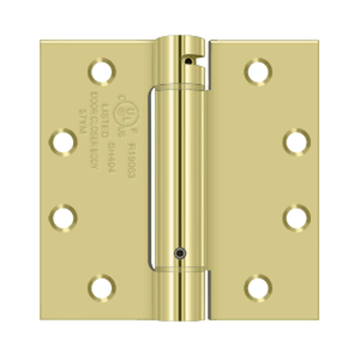 Deltana - 4-1/2" x 4-1/2" Spring Hinge, UL Listed