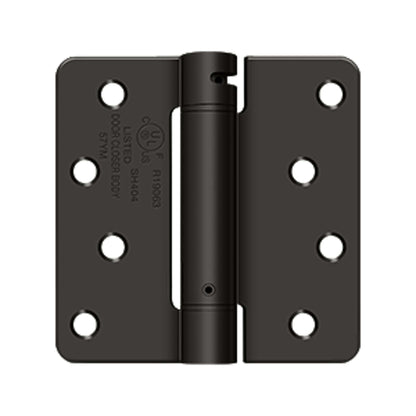 Deltana - 4" x 4" x 1/4" Spring Hinge, UL Listed