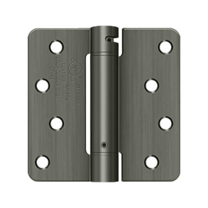 Deltana - 4" x 4" x 1/4" Spring Hinge, UL Listed