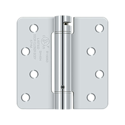 Deltana - 4" x 4" x 1/4" Spring Hinge, UL Listed