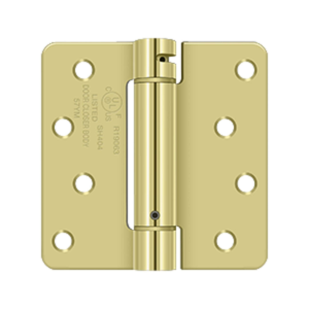 Deltana - 4" x 4" x 1/4" Spring Hinge, UL Listed