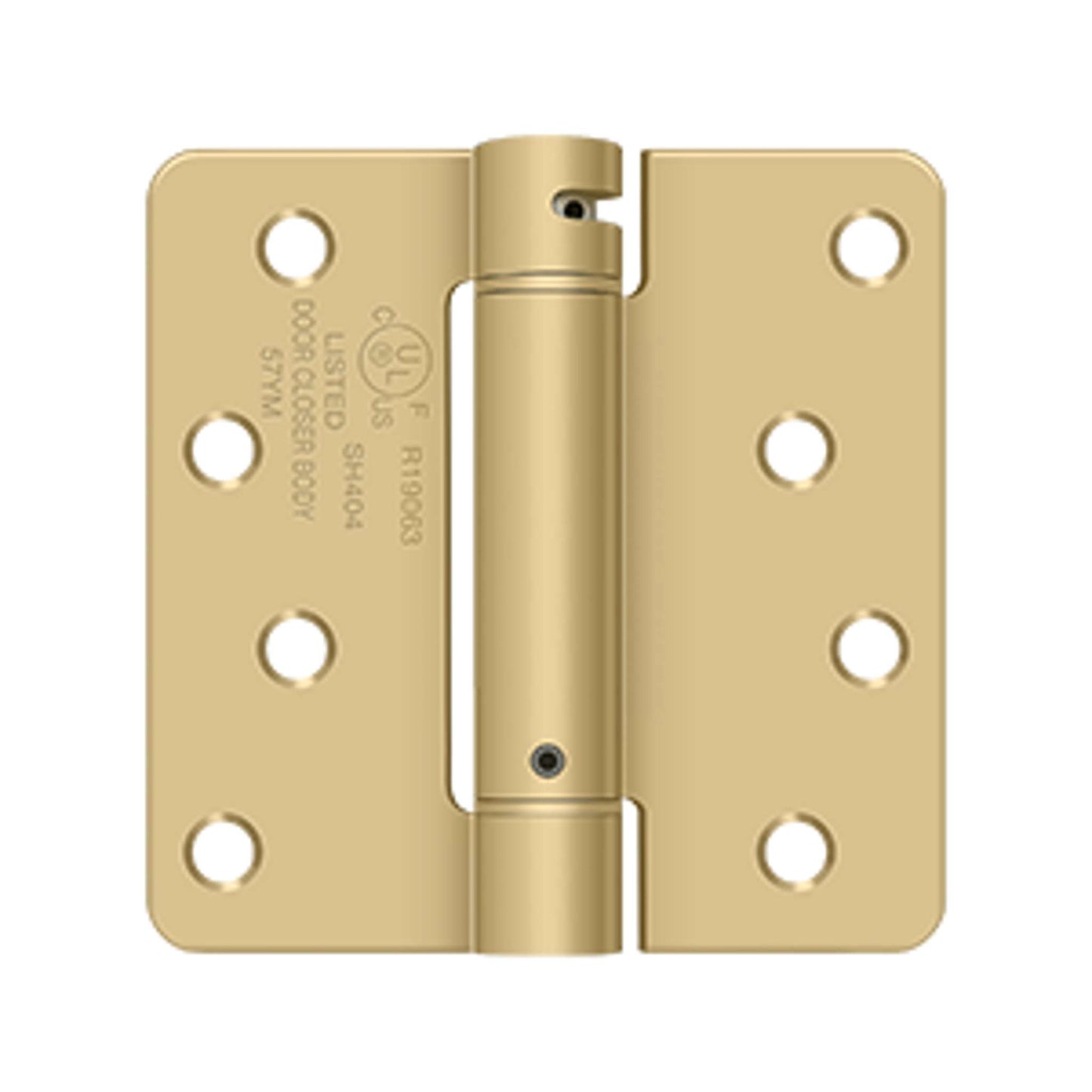 Deltana - 4" x 4" x 1/4" Spring Hinge, UL Listed