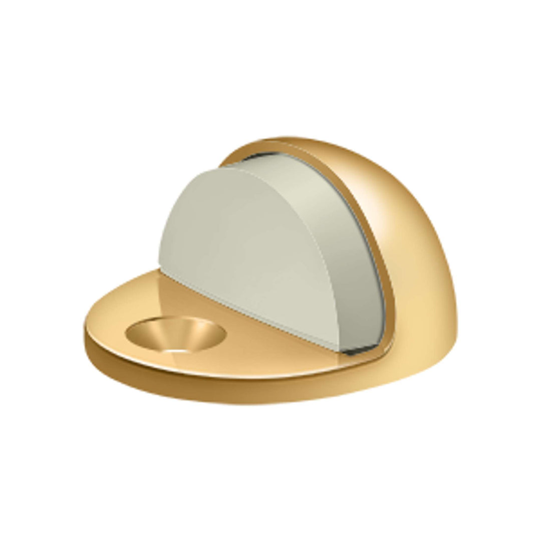 Deltana - Dome Stop Low Profile, Solid Brass