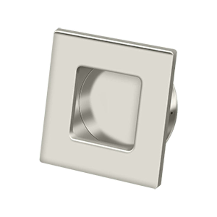 Deltana - Flush Pull, Square, HD, 2-3/4" x 2-3/4", Solid Brass