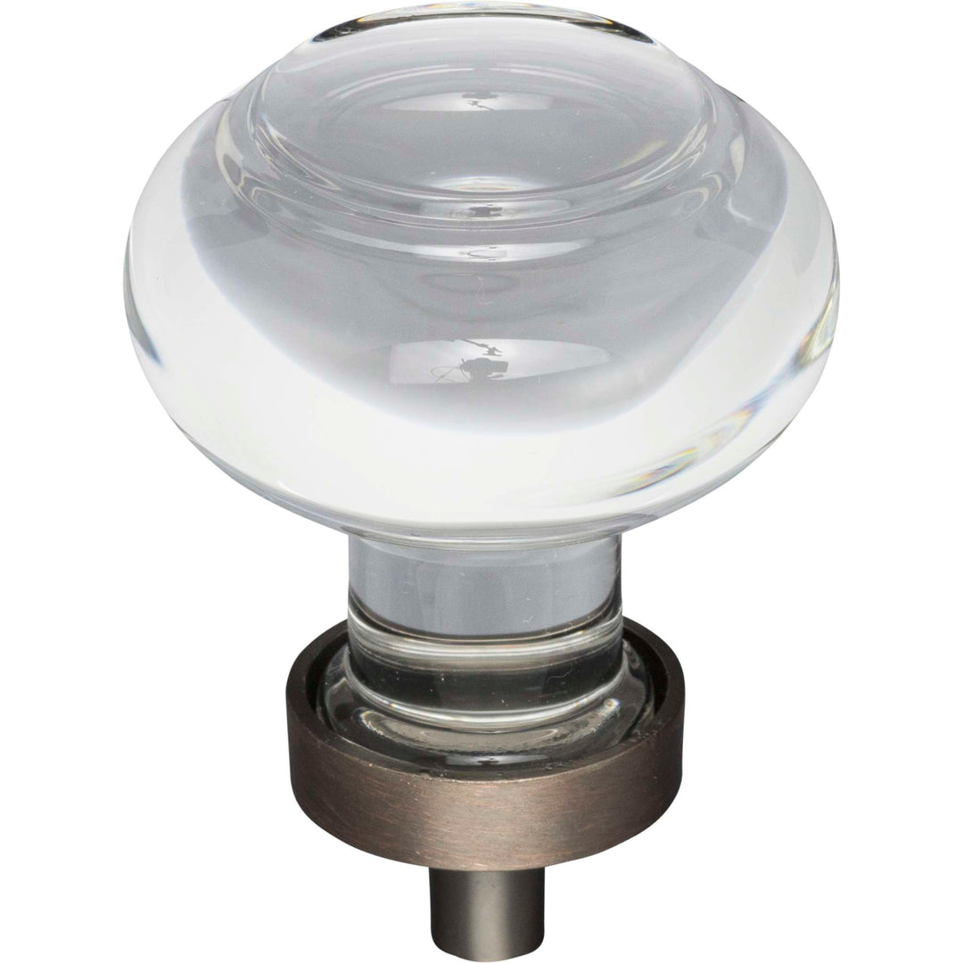 Jeffrey Alexander - Harlow Button Glass Cabinet Knob