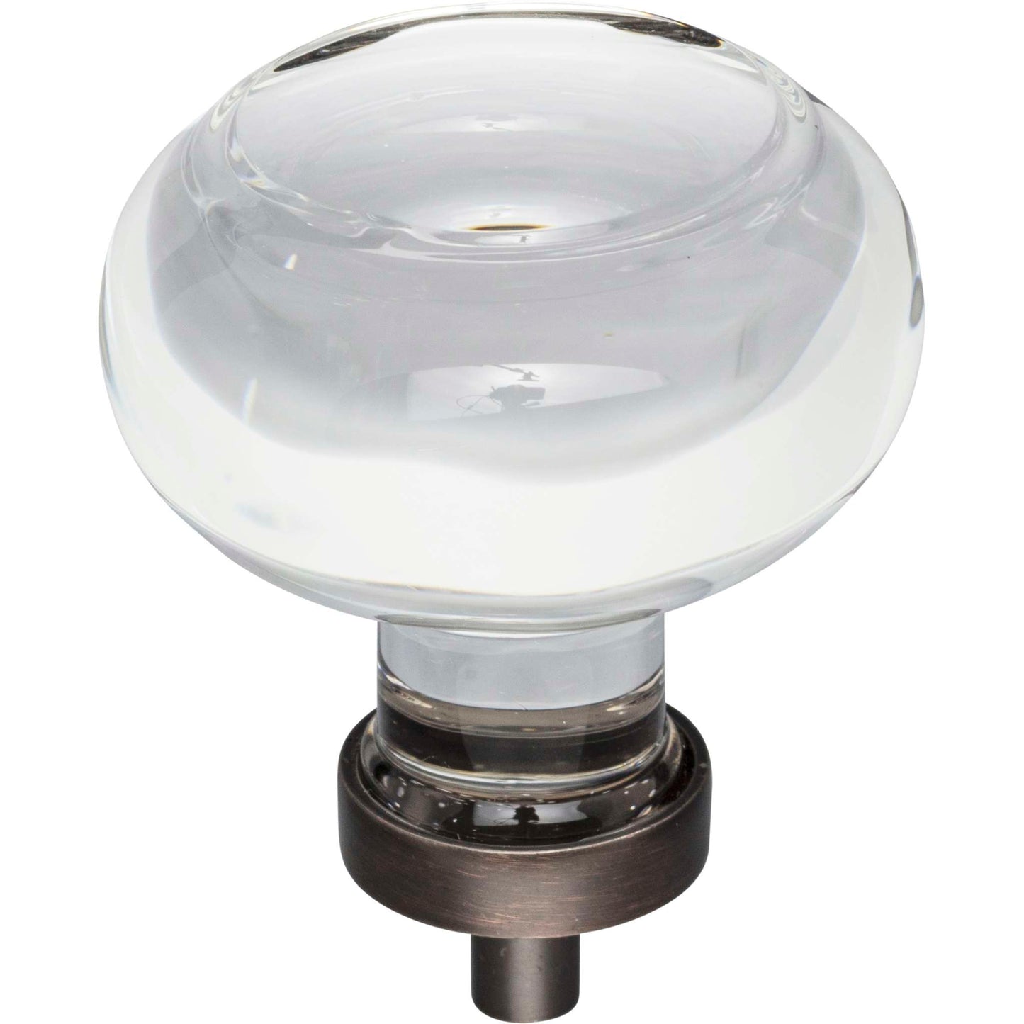 Jeffrey Alexander - Harlow Button Glass Cabinet Knob