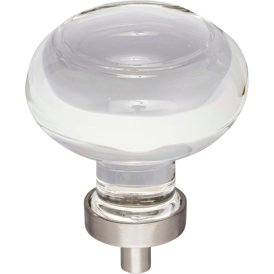 Jeffrey Alexander - Harlow Button Glass Cabinet Knob