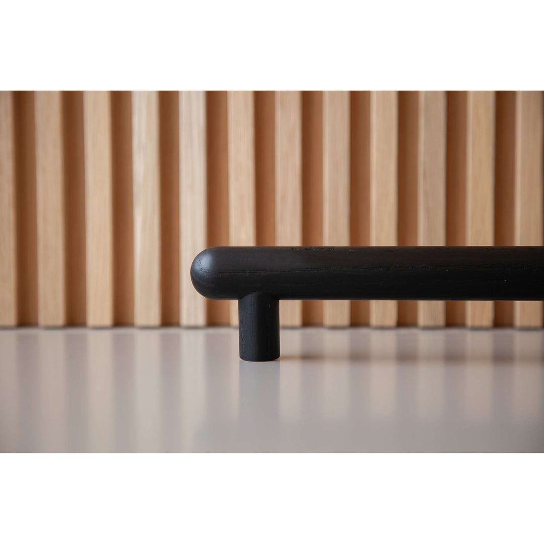 Chapman & Bose - Blackened Oak Half Dressed Bar Pull